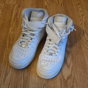 Nike White High-Top Sneakers